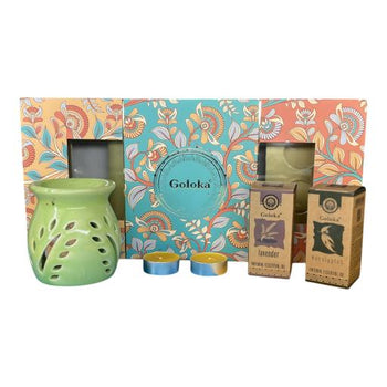 Goloka - Lavender & Eucalyptus 4-in-1 Essential Oil Gift Set