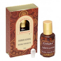 Goloka Amber Sandal Natural Perfume Oil (Attar) 12 ml