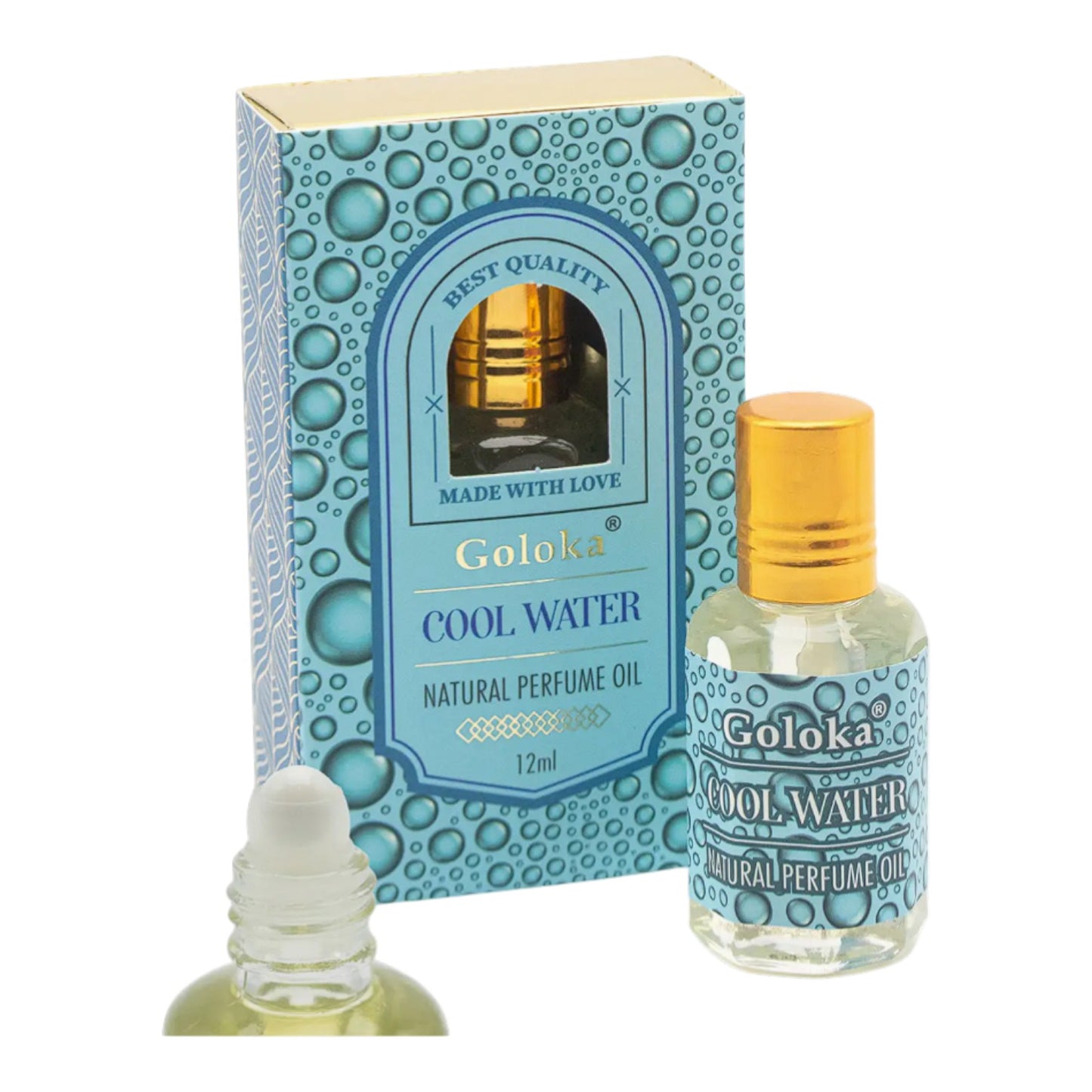 Goloka Cool Water Natural Perfume Oil (Attar) 12 ml