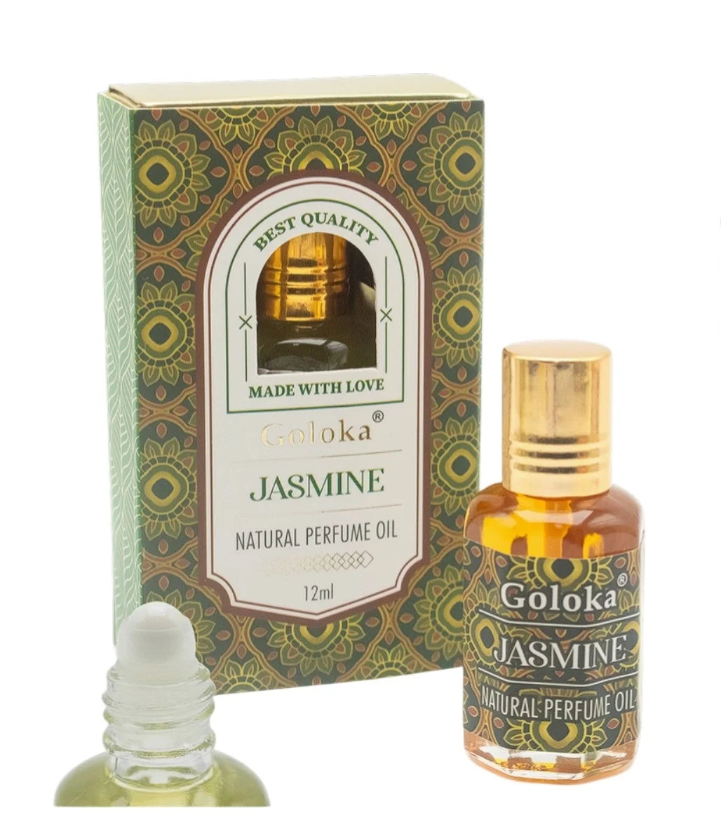 Goloka - Jasmine Natural Perfume Oil (Attar) - 12 ml