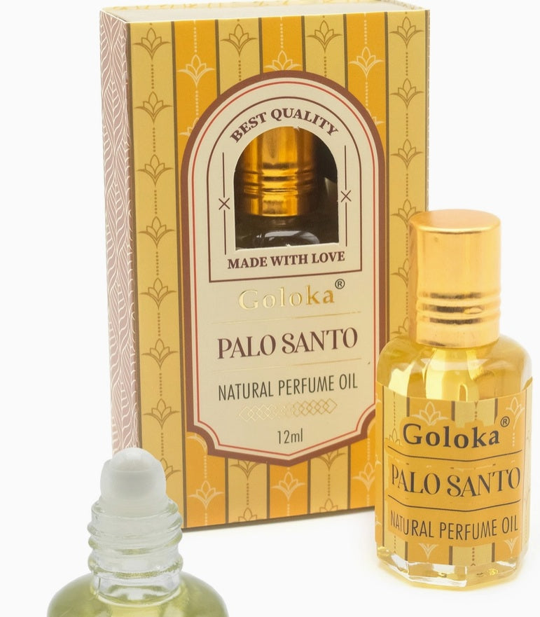 Goloka Palo Santo Natural Perfume Oil (Attar) 12 ml