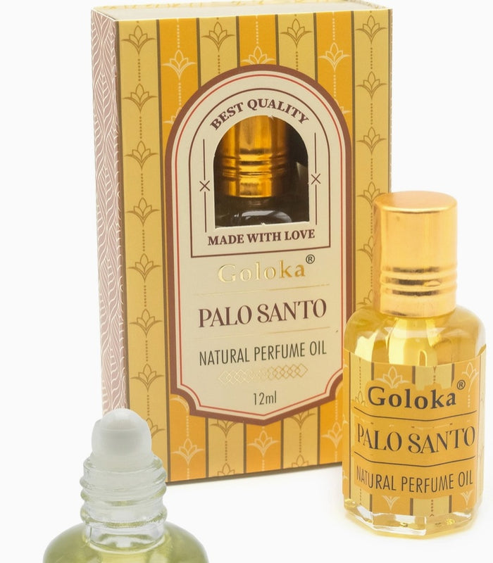 Goloka Palo Santo Natural Perfume Oil (Attar) 12 ml