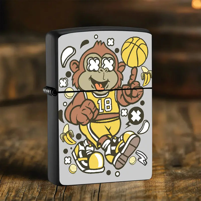 American Street Basketball Theme Lighter Shell (Monkey)