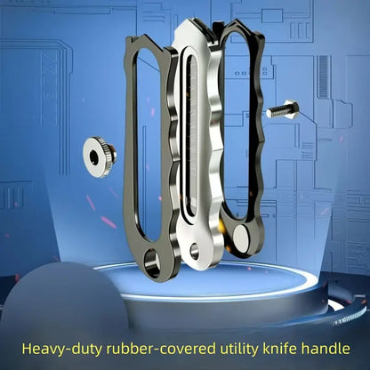 Heavy-Duty Stainless Steel Utility Knife