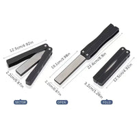 Dual-Sided Folding Pocket Diamond Knife Sharpener