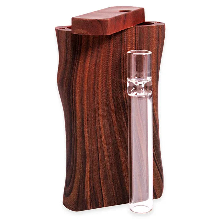 4" Plastic Coated Wood Dugout w/ Glass Bat