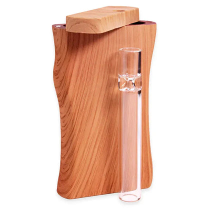 4" Plastic Coated Wood Dugout w/ Glass Bat