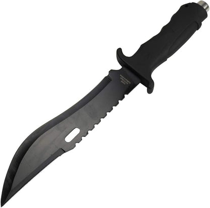 Defender-Xtreme - 13" Black Anodized Fixed Blade Hunting Knife
