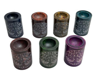 ZenN - Tree Of Life Engraved Seven Chakra Colours Oil Diffuser
