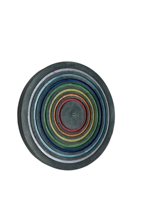 ZenN - Seven Chakra Engraved Circular Pattern Ash Catcher