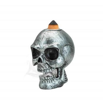 ZenN - Skull Head Backflow Incense Burner 2.6x2.2x3”