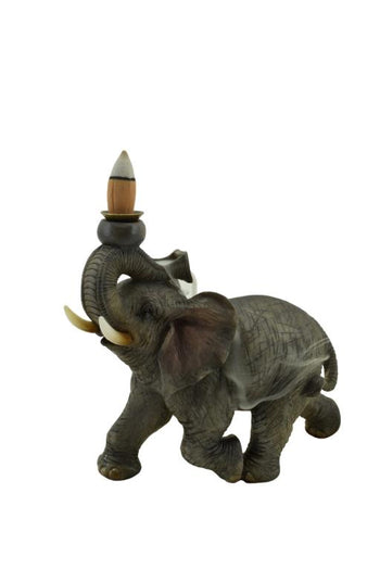 ZenN - Elephant Backflow Incense Burner 1.5x2.8x9.9"