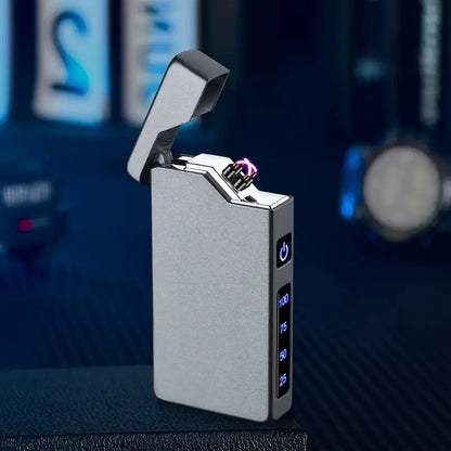 Windproof Rechargeable Double Arc Lighter