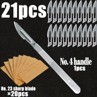 21-Piece Crafting Knife Set