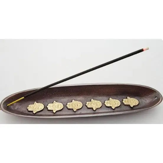 Incense Burner: Hamsa Boat, Bronze