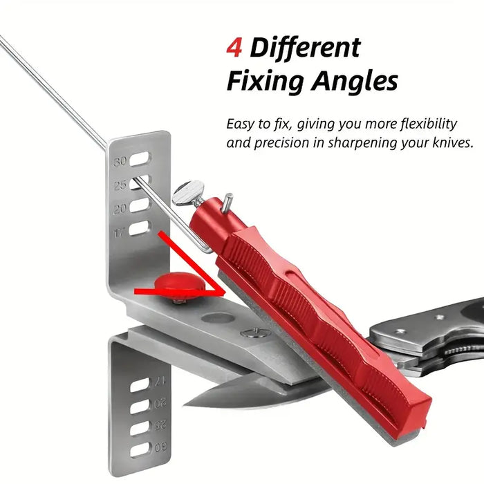 Portable Fixed Angle Manual Knife Sharpener