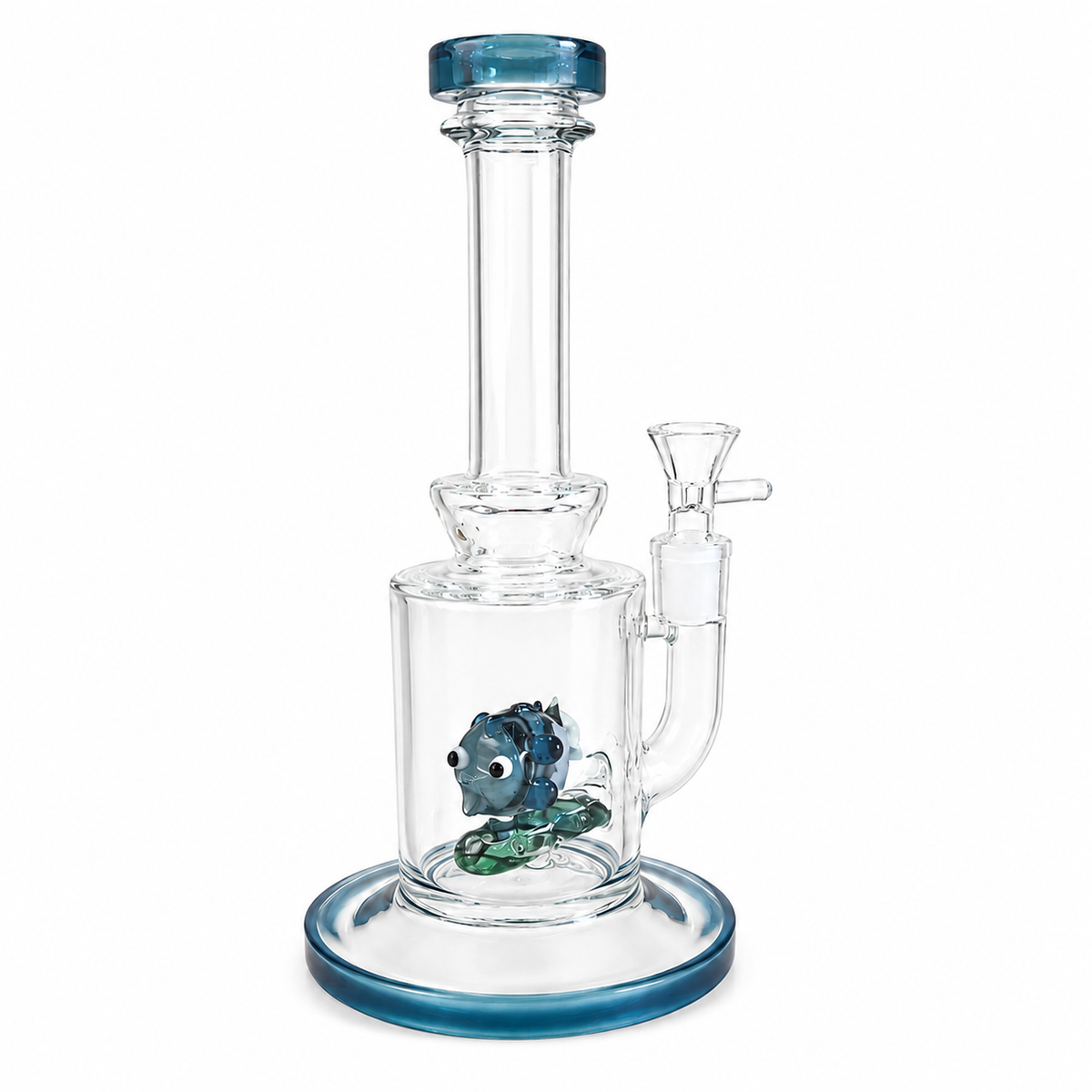 Xtreme - 13" Nimo Fish Perc Glass Bong