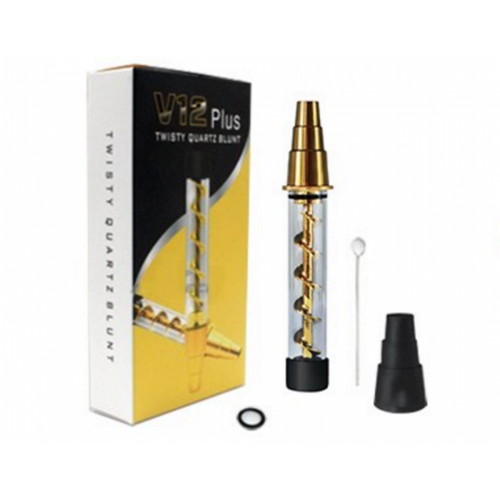 Verre Twisty Blunt V12 Plus Herbe Sèche