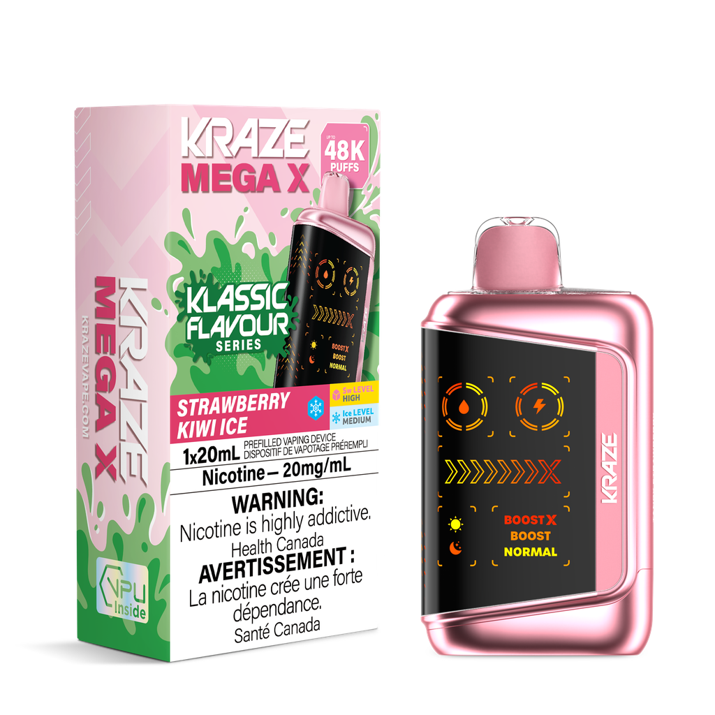 Kraze Mega X Rechargeable Disposable Vape 20mL