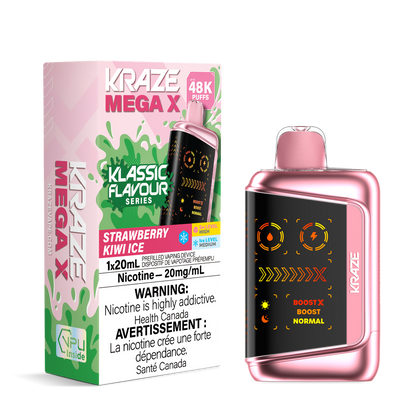 Kraze Mega X Rechargeable Disposable Vape 20mL