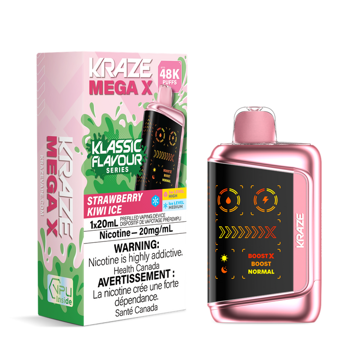 Kraze Mega X Rechargeable Disposable Vape 20mL