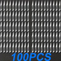 100pcs Carbon Steel No. 11 Special Sharp Blade