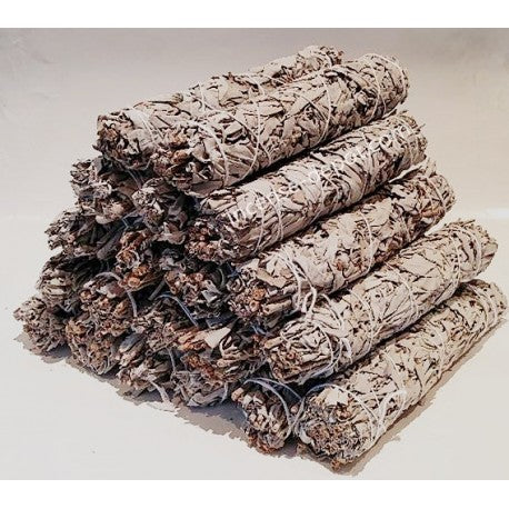 9" California White Sage Smudge Stick