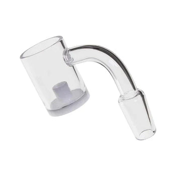 14mm 90 Degree Flat Opaque Bottom Domeless Banger - Male