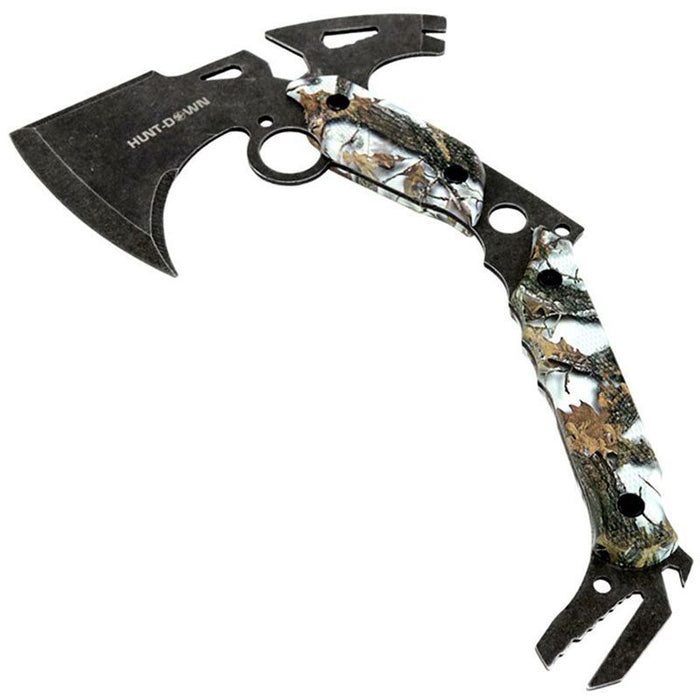 Hunt-Down - 13″ Gray Camo Hunting Survival Axe