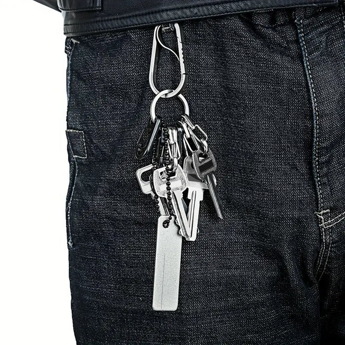 NewShark - Knife Sharpener Diamond Pocket Tool w/ Mini Keychain