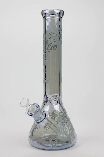 Xtreme 14" Electroplated Bong With Tree Of Life Design