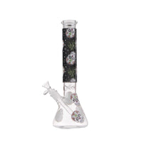 14″ Skull Bloom Beaker