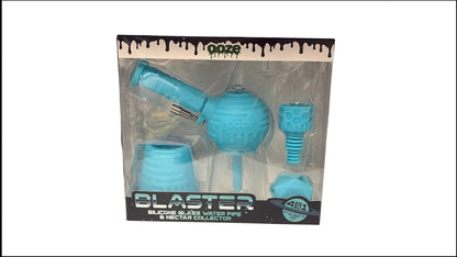 Ooze Blaster - Plate-forme hybride 4 en 1 en verre et silicone avec bang