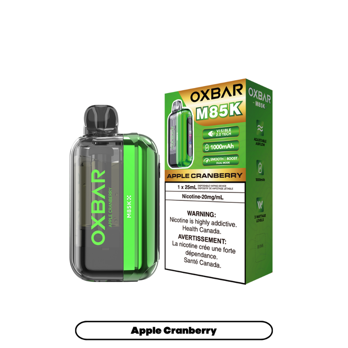 OXBAR M85K Puff Rechargeable Disposable Vape 25mL