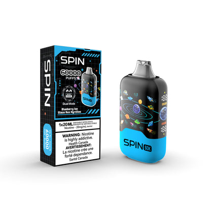 SPIN 60K Rechargeable Disposable Vape 20mL