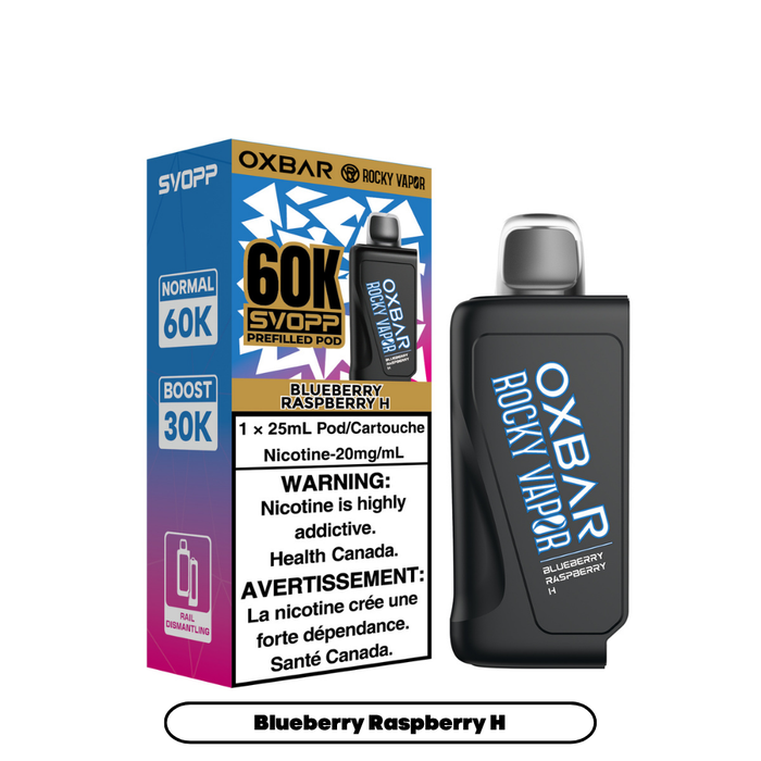 OXBAR x Rocky Vapor SVOPP 60K Puff Pods Canvape.com OXBAR x Rocky Vapor SVOPP 60K Puff Pods Canvape.com