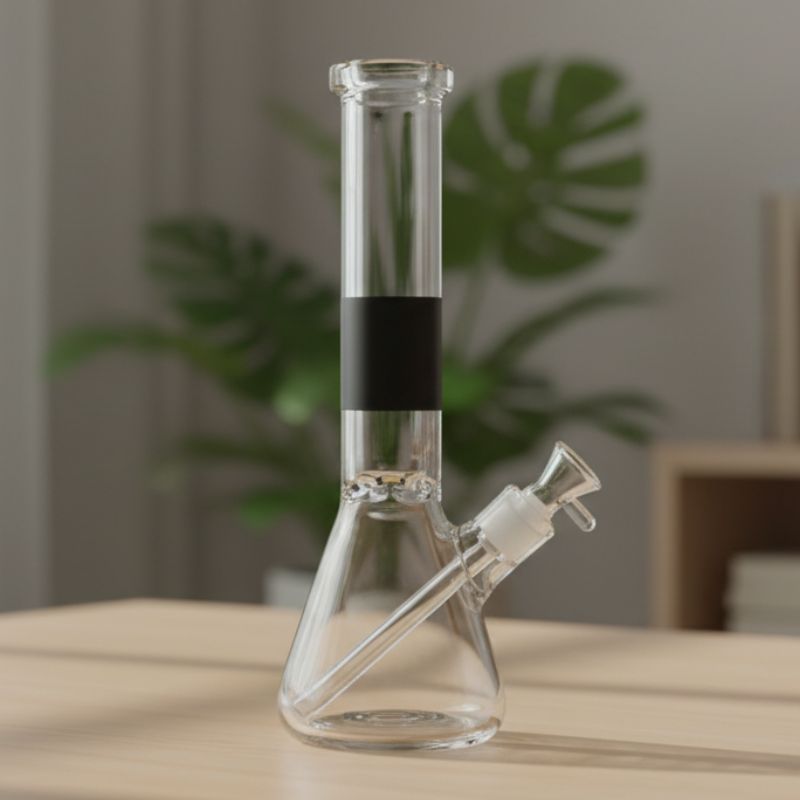 Xtreme - 14" 7mm Beaker w/ Coloured Neck