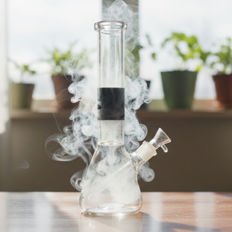 Xtreme - 14" 7mm Beaker w/ Coloured Neck