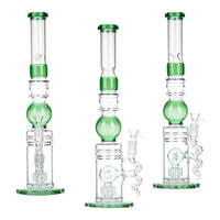 18.5″ Shower Head Percolator Glass Bong