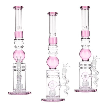 18.5″ Shower Head Percolator Glass Bong