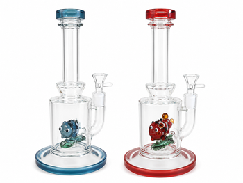 Xtreme - 13" Nimo Fish Perc Glass Bong
