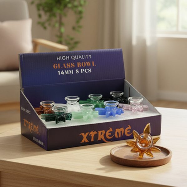 Xtreme - 14mm Leaf Glass Bowl