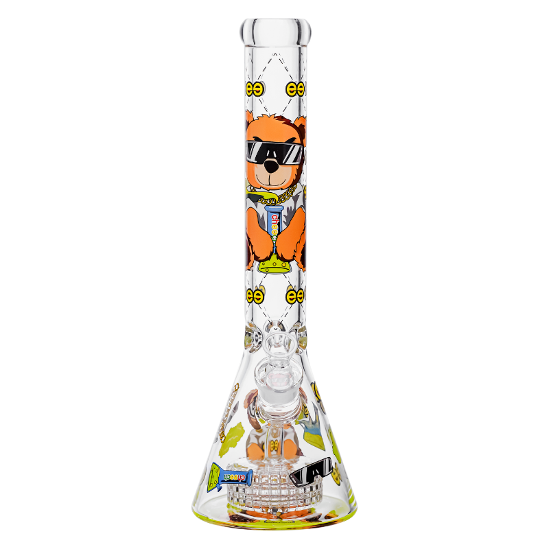 Cheech - 16" 7mm Baked Bear Beaker Bong