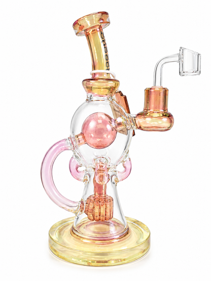 Cheech Glass 8" Fumed Recycler Rig
