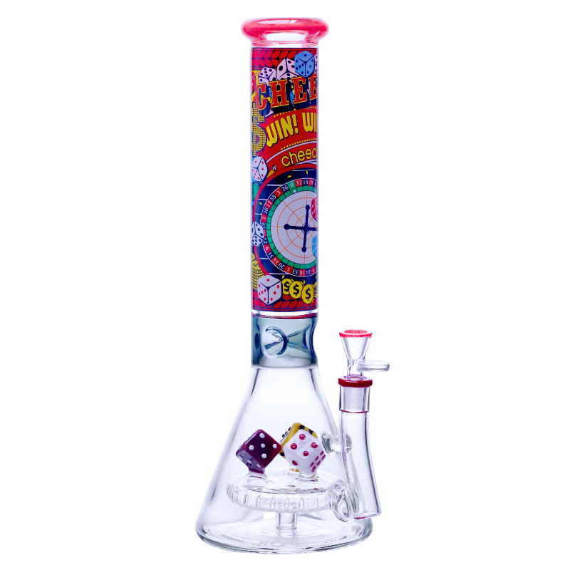Cheech - 15" Dice Themed Casino Beaker