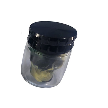 70mm 2-Part Glass Grinder w/ Storage Jar