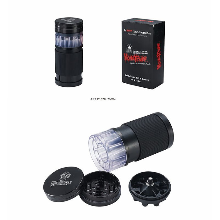 Honey Puff - 75mm 4-Pc Plastic Grinder