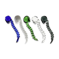 Crystal Skull Glass Dabber - Assorted Colours