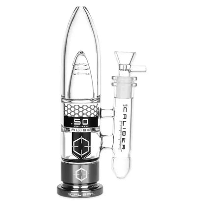 US Caliber Glass - 9.25" .50 Caliber Water Pipe