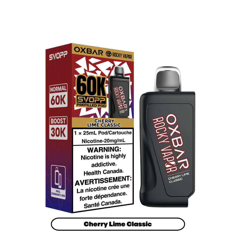 OXBAR x Rocky Vapor SVOPP 60K Puff Pods **Battery Included Special**